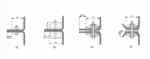 belt fastener connection style