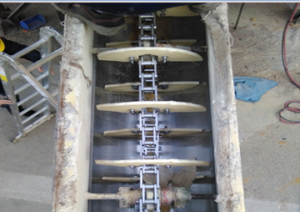 U type scraper chain conveyor