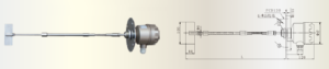 SR2-30F silo switch level- adjustable axis length type