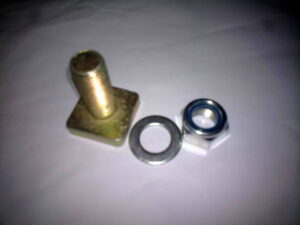 conveyor impact bar installation with T bolt