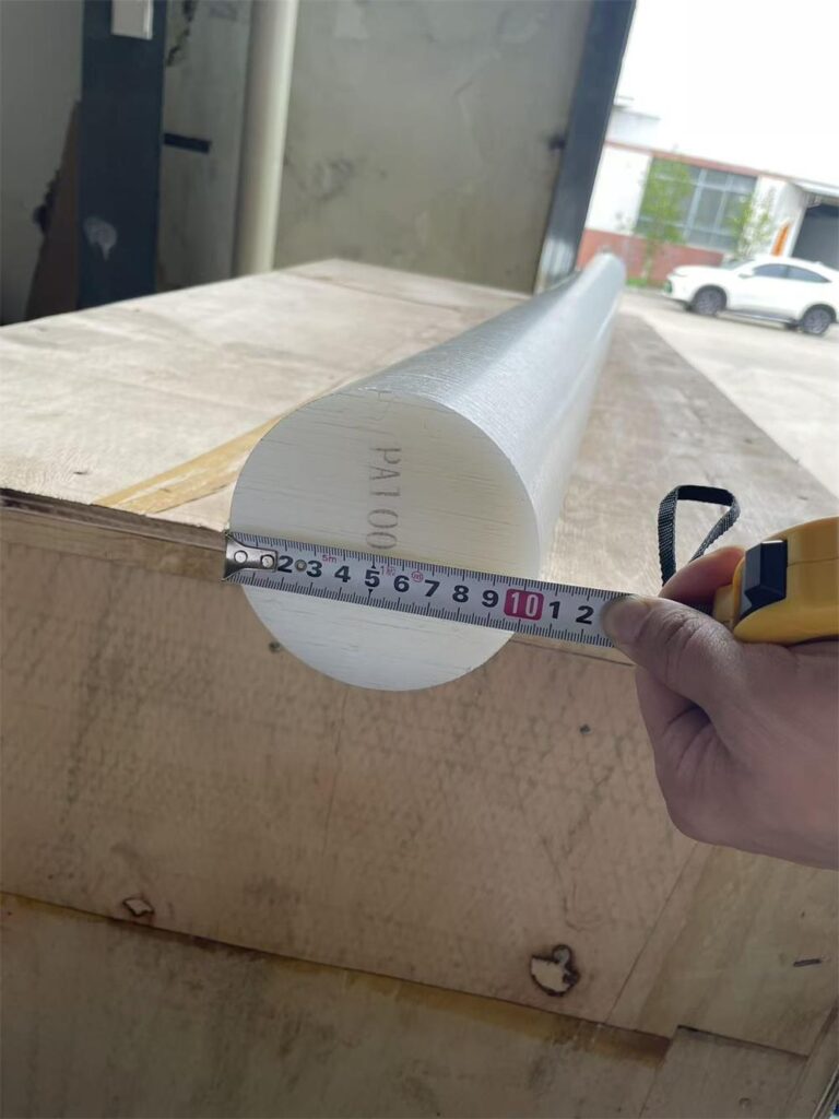 nylon pa6 rod diameter 100mm inspection quality control