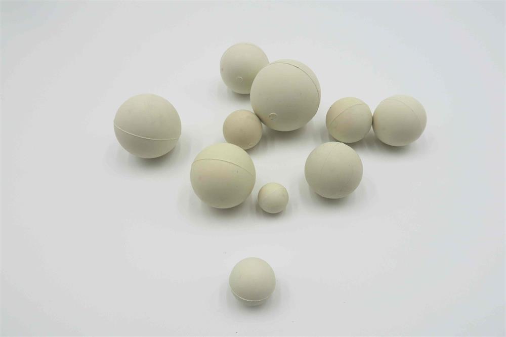 natural rubber balls