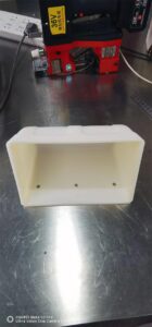 Reinforced nylon D9x6NZ deep-bottom elevator bucket
